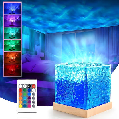 Ocean Wave Dynamic Water Ripple Lamp | Projection Lamp for Home Decor